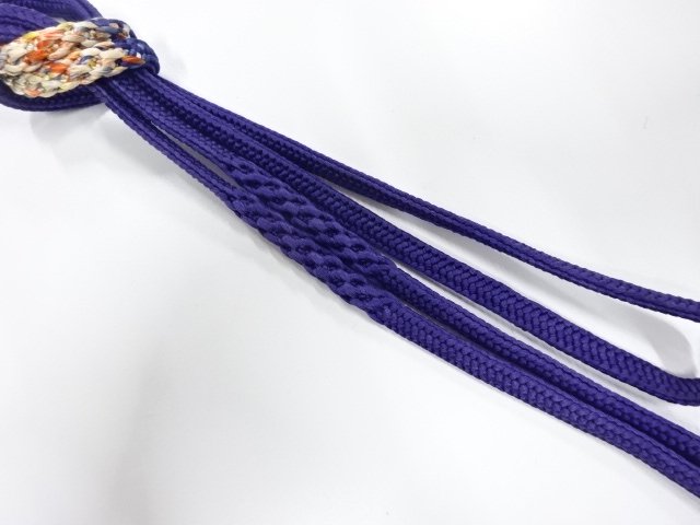 JAPANESE KIMONO / HAND-TIED OBIJIME